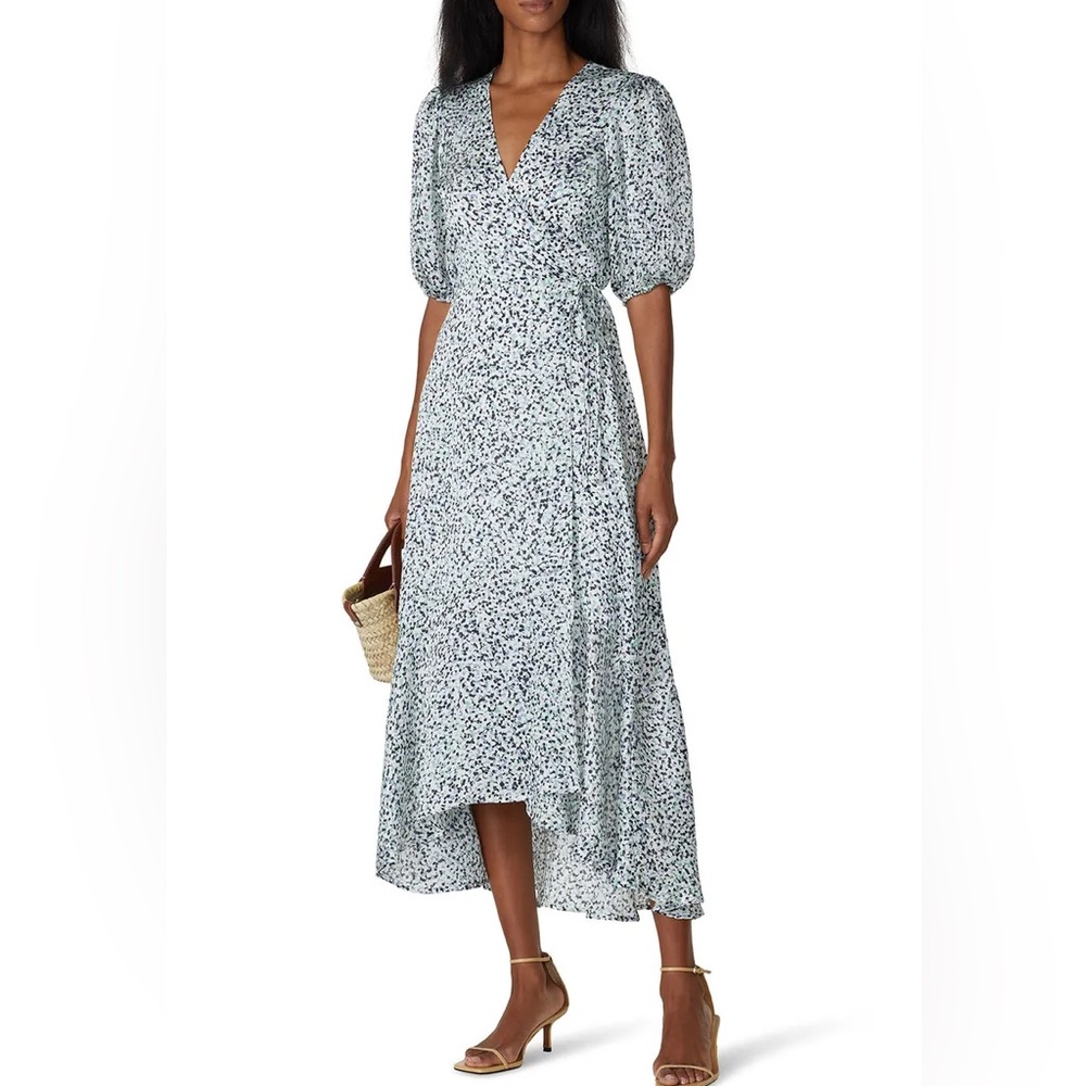 Club Monaco Easy Midi Wrap Dress - Size 10